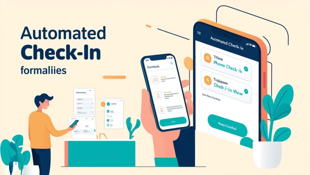 Formalități Check-In Automatizate pe telefon