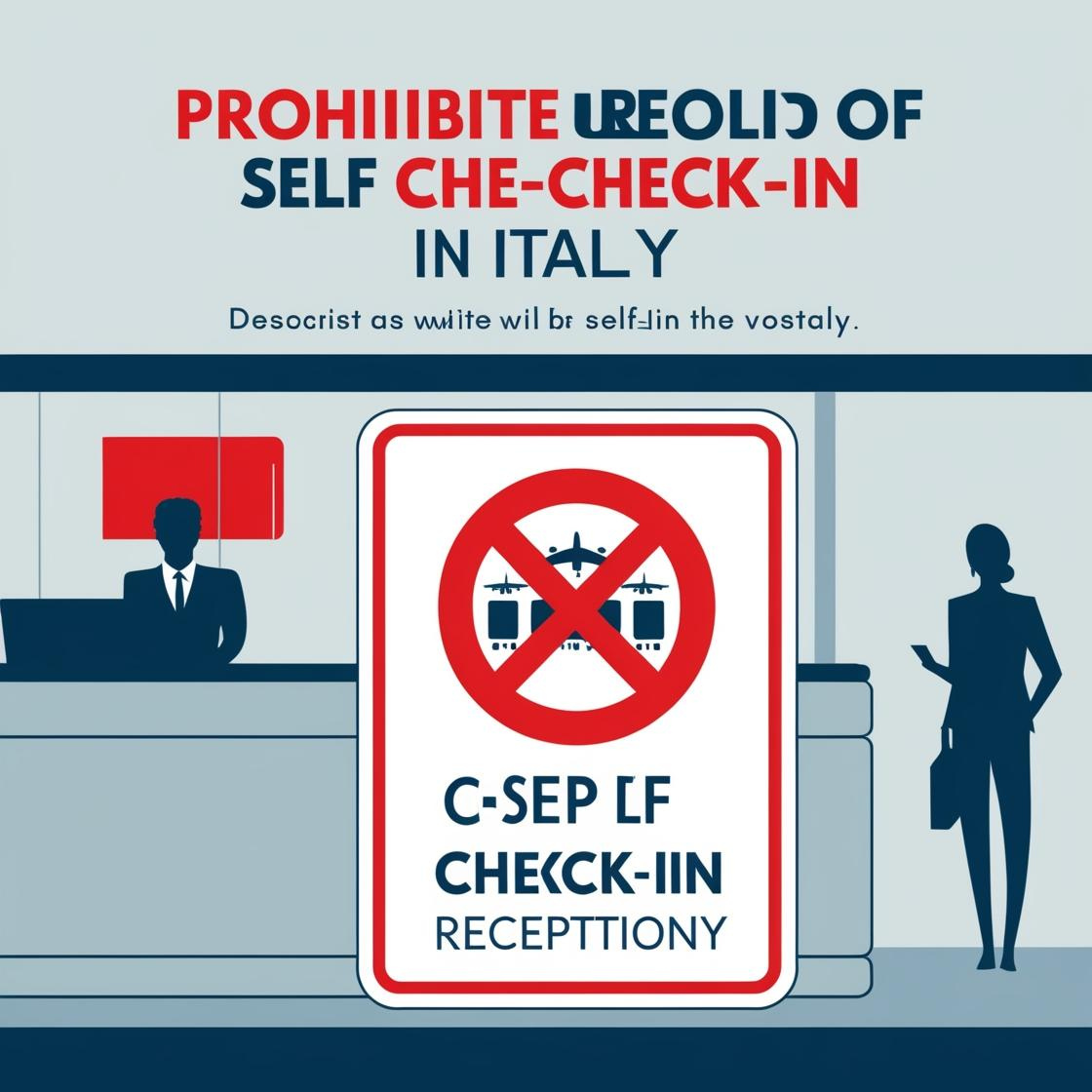 Interzicerea Self Check-In-ului în Italia