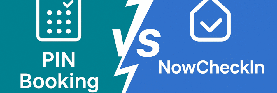 pin booking vs nowcheckin