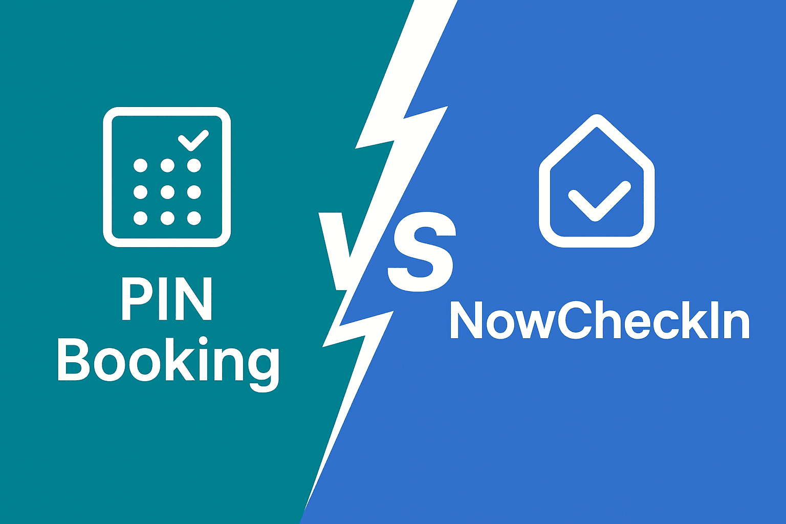 pin booking vs nowcheckin